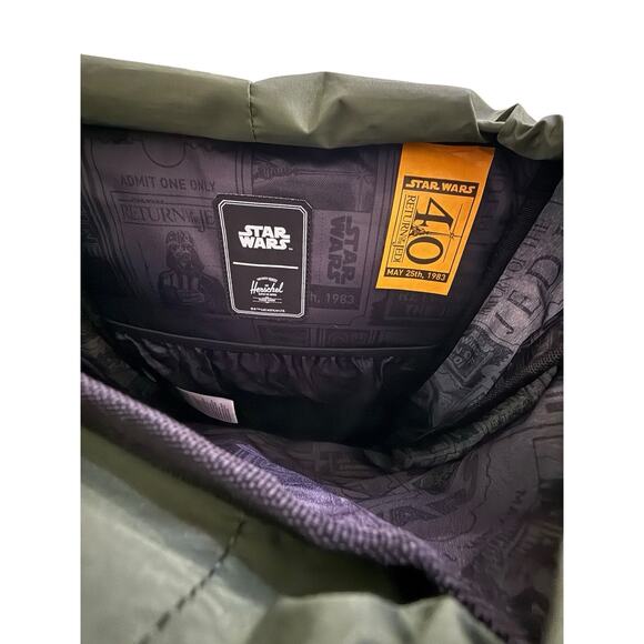 Herschel Supply Co. x Disney Star Wars Return Of The Jedi 40th Backpack Bag RARE - Picture 6 of 9